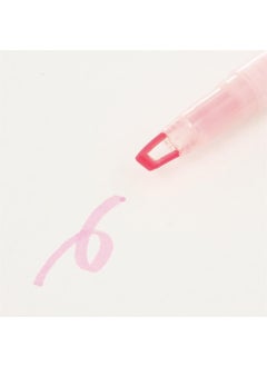 MUJI Double-Sided Neon Pink Highlighter  - Image 2