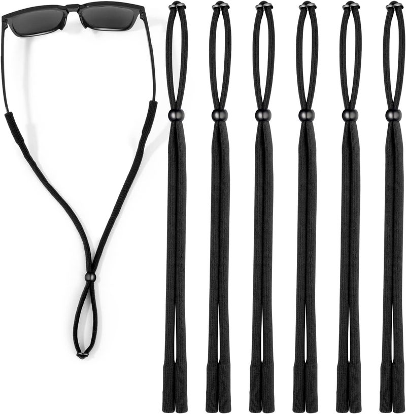 VOOGLASS Glasses Strap(6 PCS) Sports Eyeglass Strap,Adjustable Sunglasses Lanyard Neck Holders Cord Retainer for Men Women - Image 1