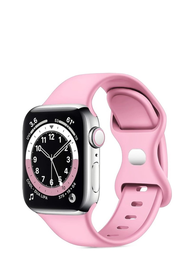 Generic - Band with Case For Apple Watch Ultra/Ultra 2 49mm,Adjustable Silicone Sport Wristband Replacement, Strap With Cover Built-in Glass Screen Protector for iWatch Ultra 49 mm - Image 1