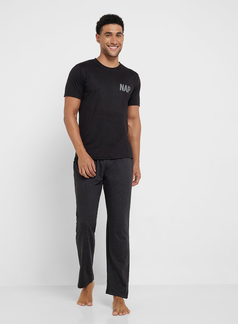Seventy Five Nightwear T-Shirt & Pants Sets  - Image 1