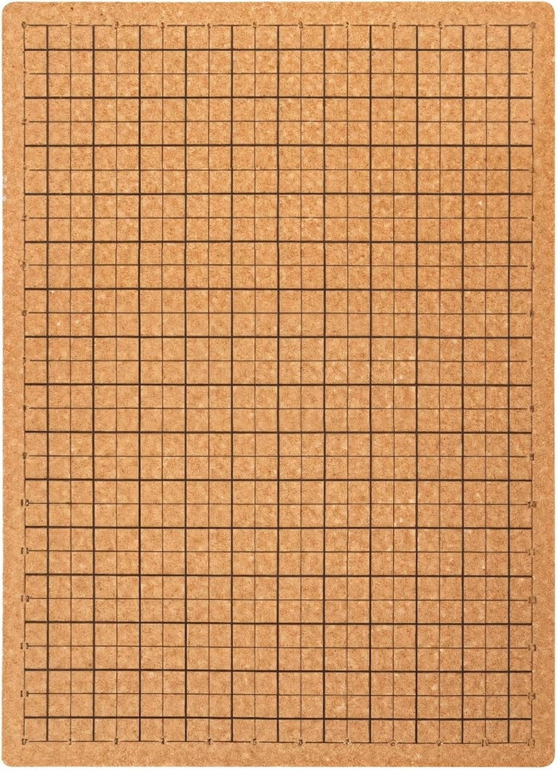 لوحة فلين للتضفير لمشاريع العقد اليدوية، مقاس 12 × 16 بوصة مع شبكة، وأعمال الخرز - Image 1