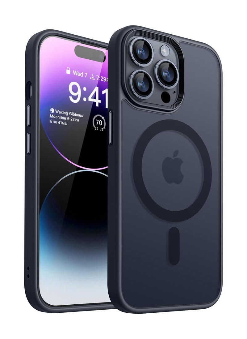 Generic - for iPhone 15 Pro Max 5G Case,[Compatible with Magsafe][Mil-Grade Drop Protection] Slim Shockproof Translucent Protective Phone Case foriPhone 15 Pro Max 5G, Black - Image 1