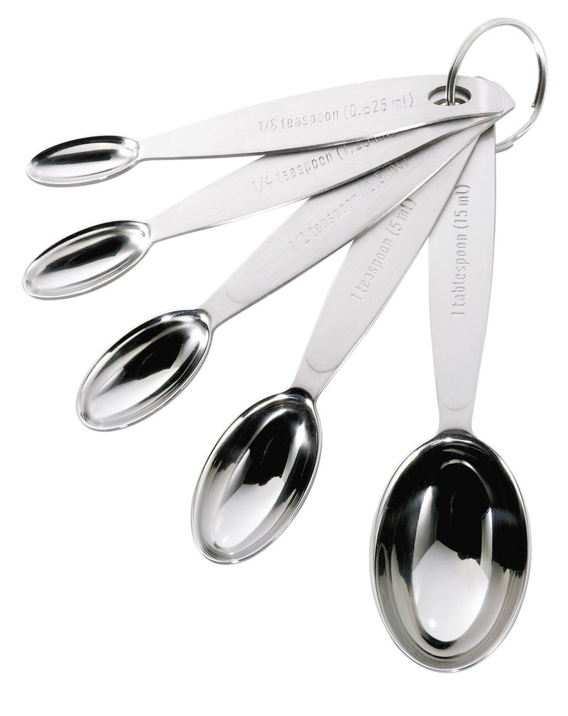 Cuisipro Stainless Steel Measuring Spoon Set Silver Standard