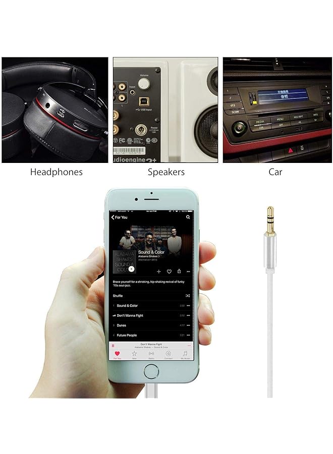 erorex Iphone 7 7 Plus Lightning To Aux 3.5 Mm Headphone Jack Adapter Designed For Iphone 7 Lightning Connector To 3.5Mm Aux Male Audio Jack Earphone Extender Jack Stereo - Image 4