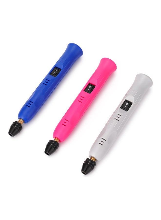نيبمينينت Engraving Pen DIY Polishing Carving Tool Rose Red/Black 18 x 4 5.5cm  - Image 3