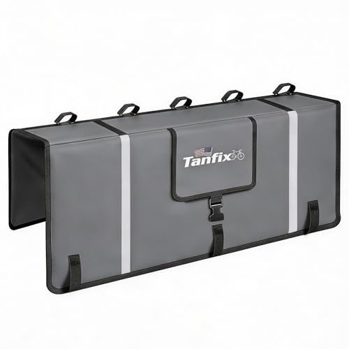 Tanfix Tailgate Pad for Mountain Bikes Heavy Duty Pickup Truck Protector Fits 5 Bikes Waterproof Scratch Resistant with Secure Straps - Image 1