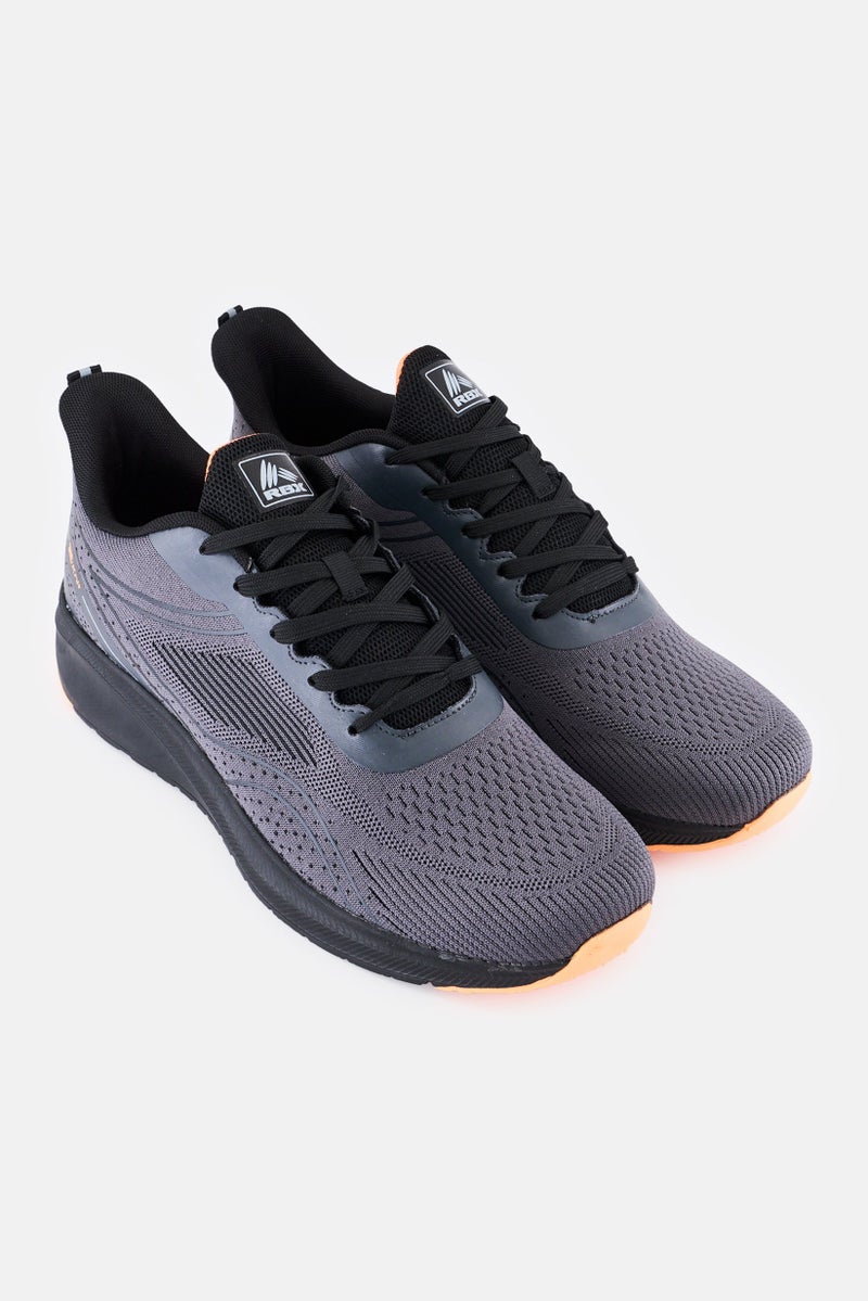 RBX Men Lace Up Hiking Shoes, Dark Grey - Image 2