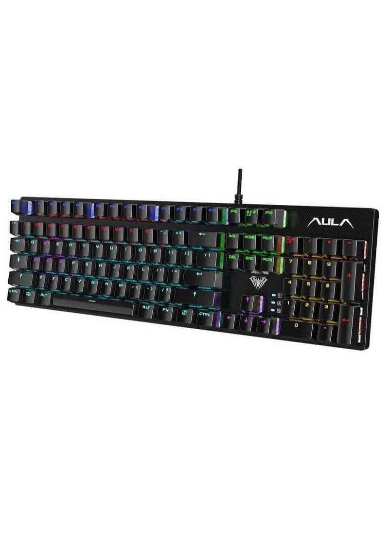 Aula AULA S2022 Mechanical Gaming Keyboard BLACK COLOR - BLUE SWITCH