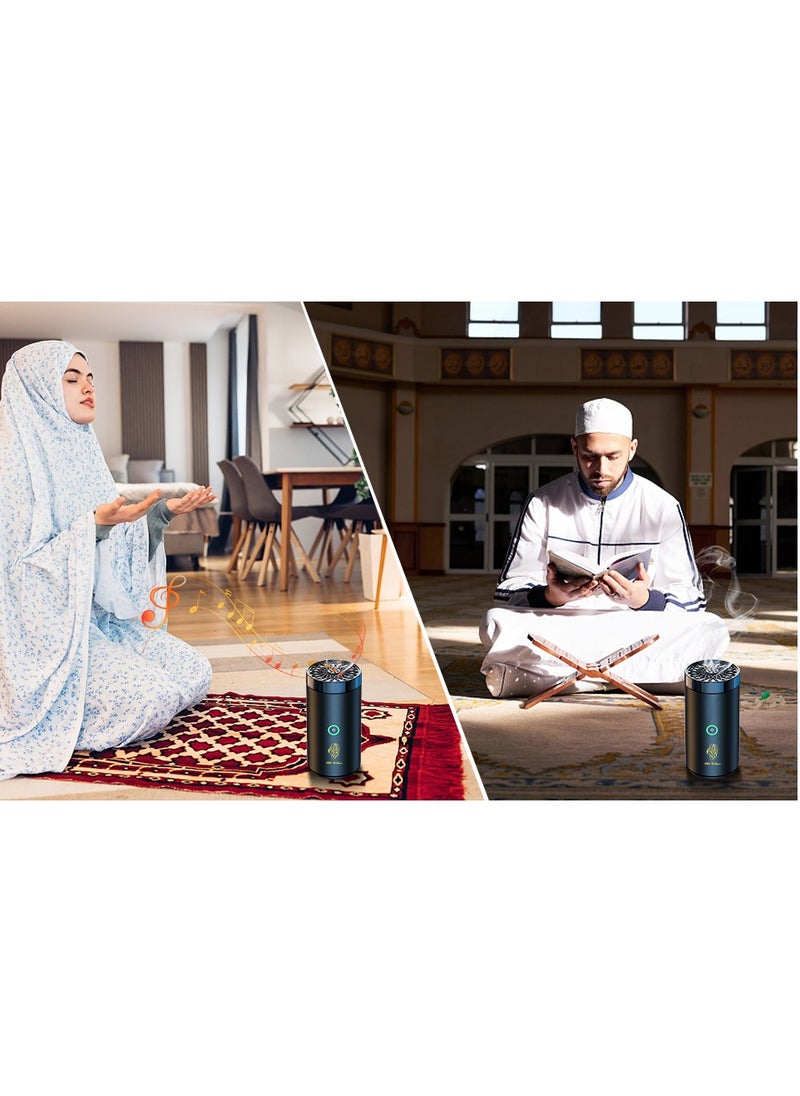 عود بخور مبخرة سيارة مع مكبر صوت بلوتوث للقرآن  - Image 5