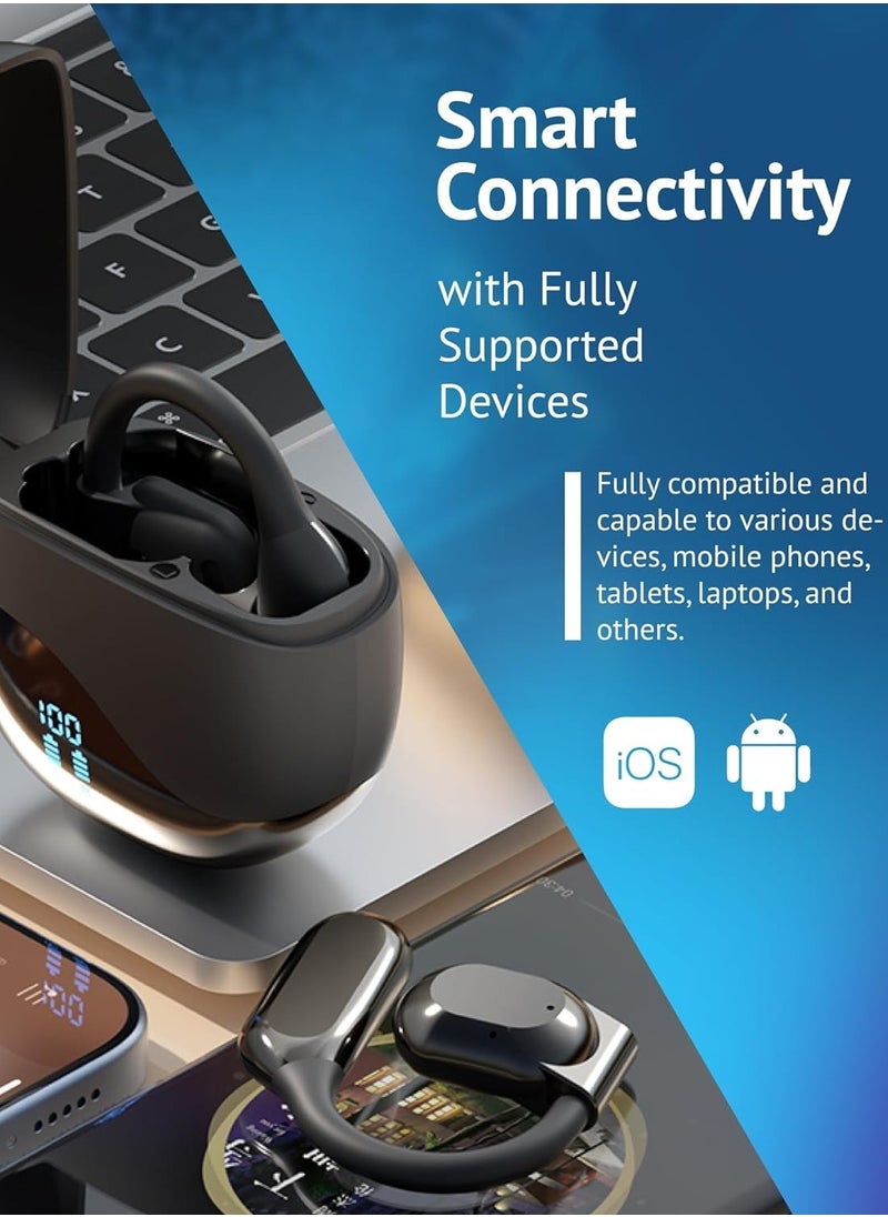 AI Language Translator Earbuds – Real-Time 2-Way Translation for 144+ Languages | Wireless Earbuds for iOS & Android | Perfect for Travel & Business