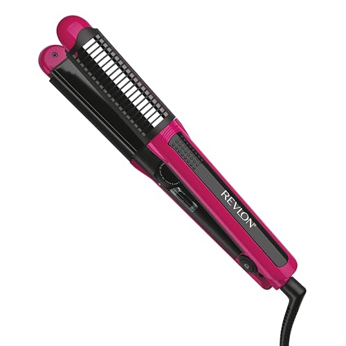 REVLON Perfect Match Flat Iron - 2-in-1 Hair Straightener and Curling Iron, Triple Oil-Infused Helps Reduce Heat Damage & Restore Hair's Natural Moisture & Shine - Image 1