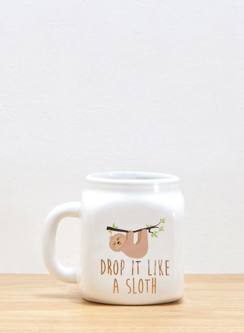 NEW LOOK Drop It Like A Sloth Mug