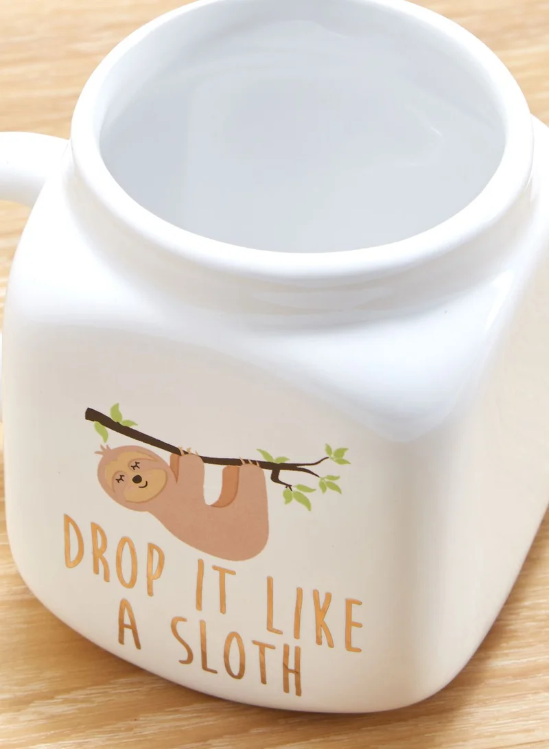 NEW LOOK Drop It Like A Sloth Mug