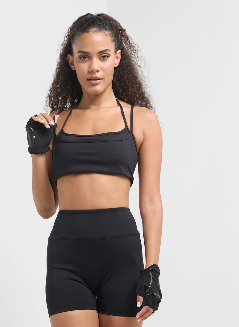 FRWD Strappy Back Cutout Detail Sports Bra  - Image 1