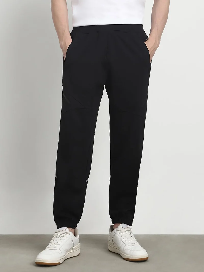 Nobero  NOBERO Men's Black Joggers for Travel for Men | Best Price UAE
