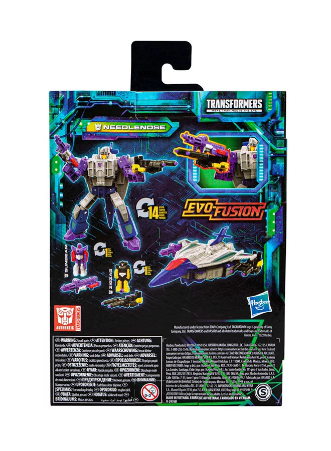 HASBRO - GAMING Action Figure Legacy Evolution Deluxe Needle Nose Toy With 2 Target Master Toys 5.5 inch  Ages 8 And Up