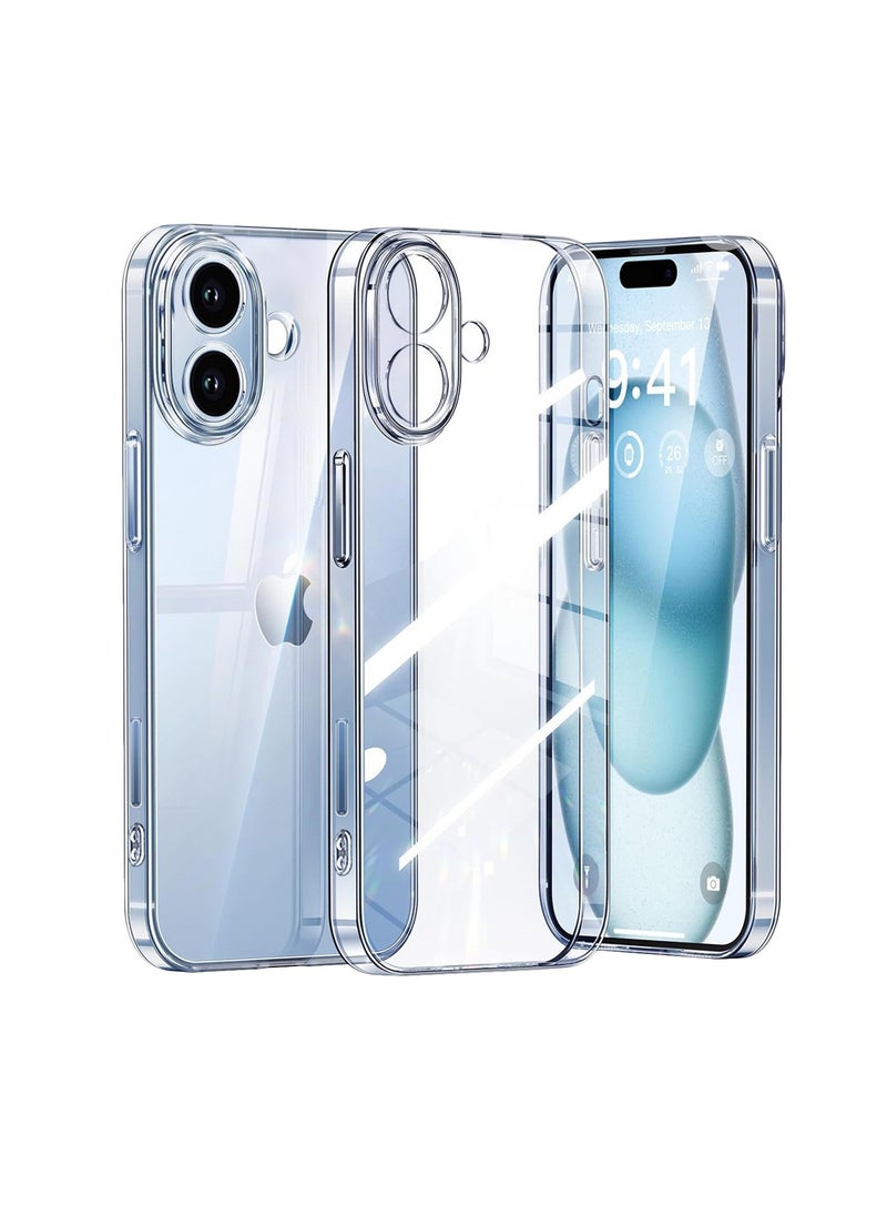 Ultra Thin iPhone Clear Case, Case with Shockproof Protection, Anti-Yellowing,Shock Absorption, Cell Phone Case iPhone Case Clear for iPhone 16