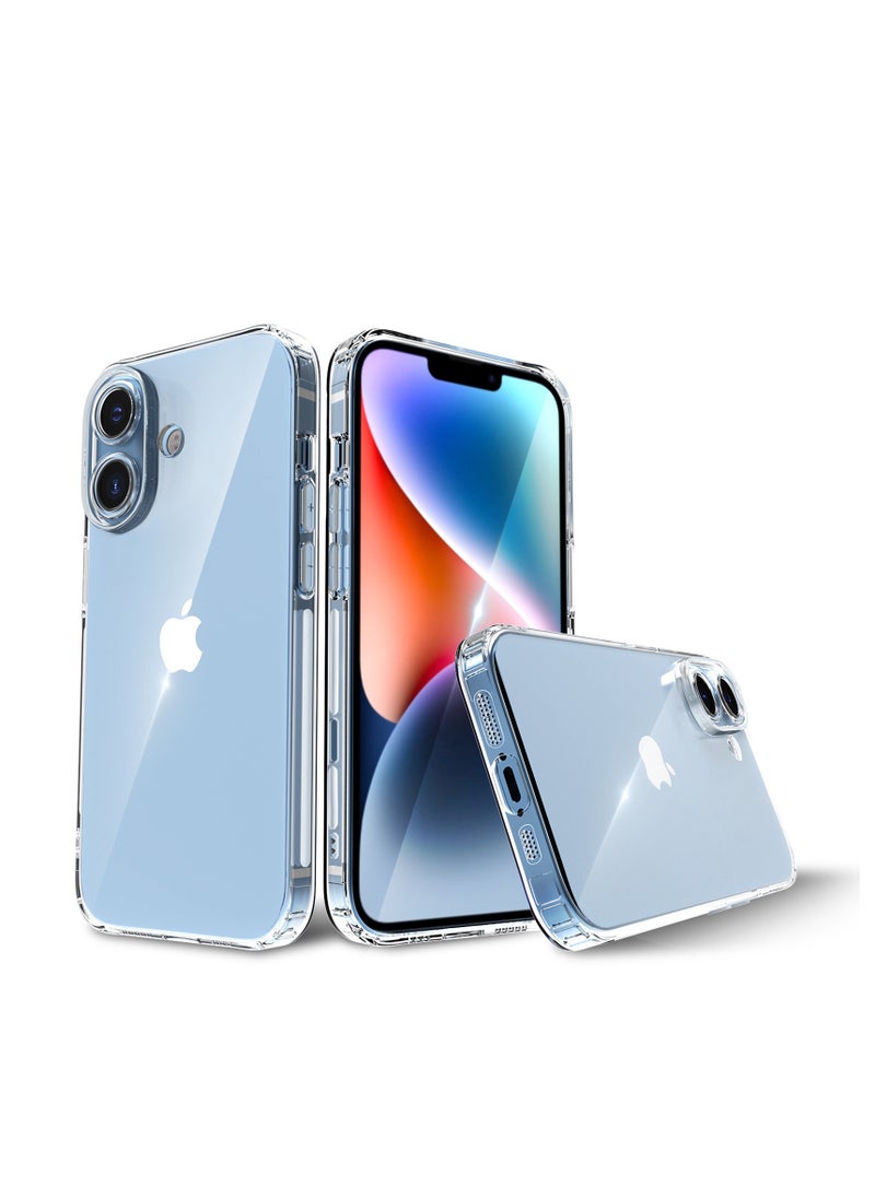 Ultra Thin iPhone Clear Case, Case with Shockproof Protection, Anti-Yellowing,Shock Absorption, Cell Phone Case iPhone Case Clear for iPhone 16