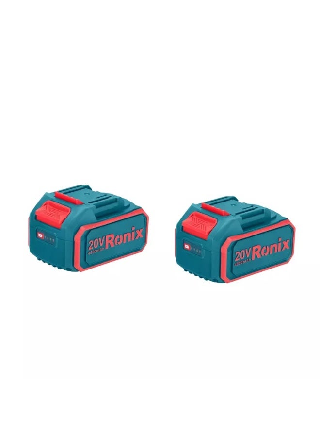 رونيكس هيلتي لاسلكي 20V برشلس | شاكوش تخريم SDS-Plus بطاقة 2.5J  , # 8678 - Image 5