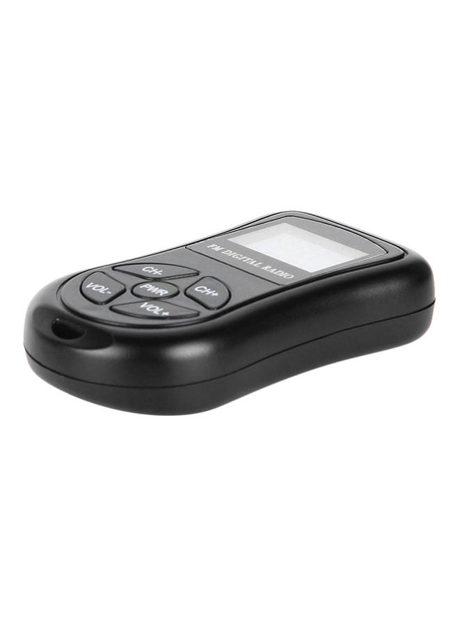 NIBEMINENT Mini FM Portable Digital Radio LU-H86-44 Black  - Image 3
