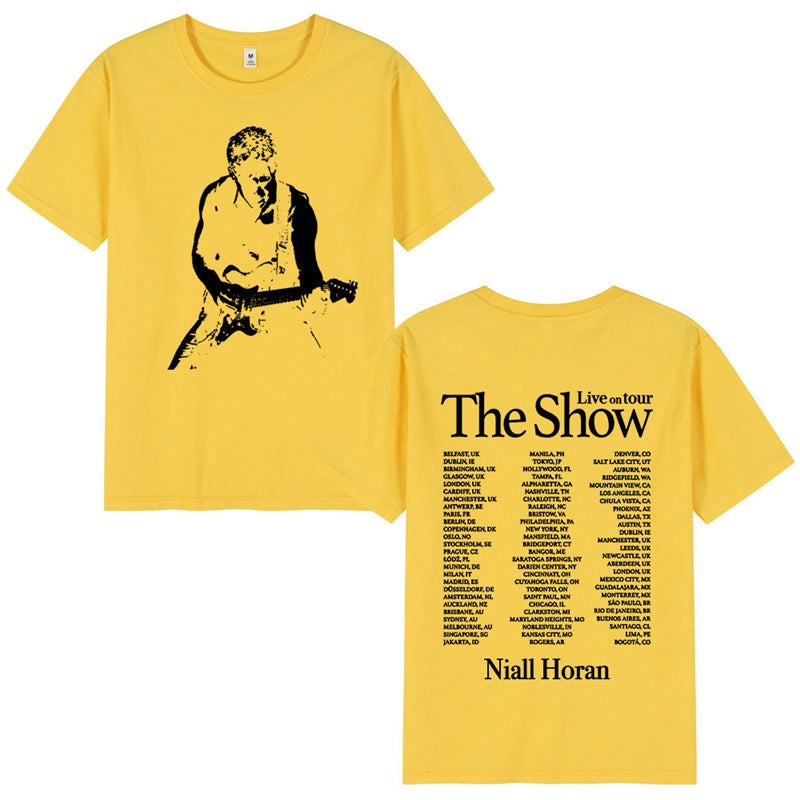 Niall Horan Guitar Po The Show Live On Tour T Shirt Men W - Image 1
