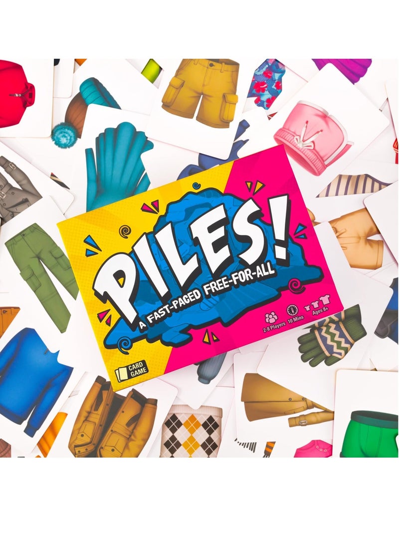 Piles – Card Games – Family Games – for Kids 8 and Up – Games for Adults – Family Game Night – Travel Games – Memory Game – 10 Minutes – 2 to 8 Players  - Image 3