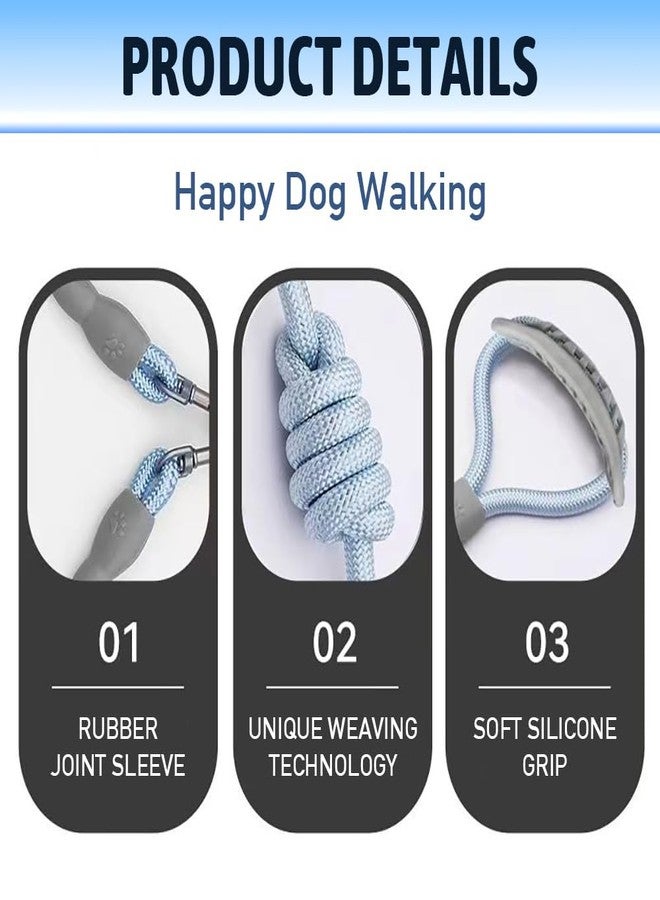 AKEISHE Double Dog Leash with 360° Swivel No Tangle, Heavy-Duty Dual Dog Leash for Walking, Running, or Training, Detachable Nylon Lead for Small, Medium & Large Dogs - Image 3