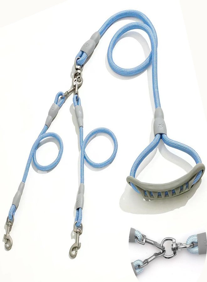 AKEISHE Double Dog Leash with 360° Swivel No Tangle, Heavy-Duty Dual Dog Leash for Walking, Running, or Training, Detachable Nylon Lead for Small, Medium & Large Dogs - Image 1