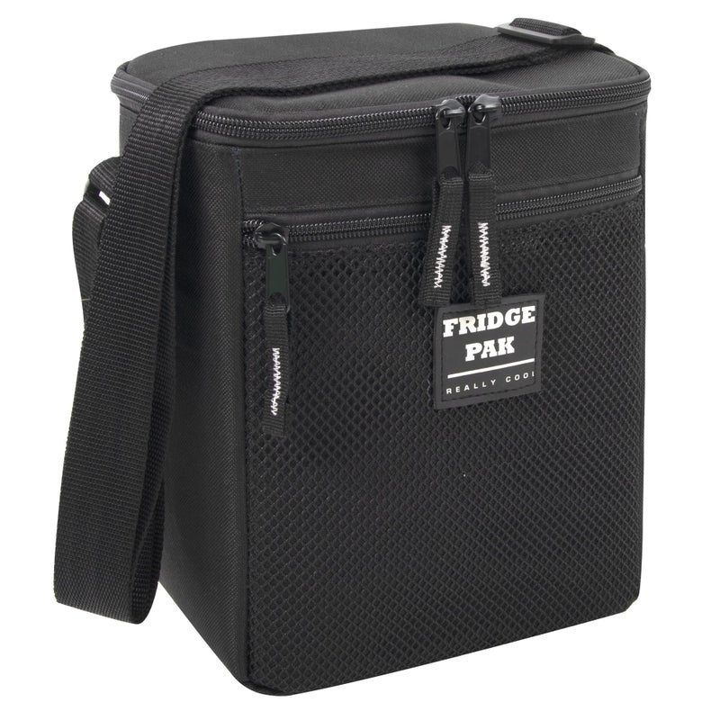 6 Can Cooler Bags Insulated Soft Cooler Lunch Bag for Men Waterproof Leak Proof Cooler Bags Insulated Solid Black