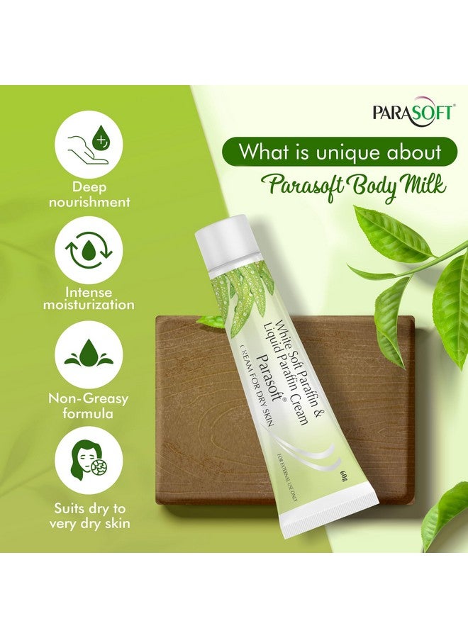 Parasoft Dry Skin Cream Paraben Free With Added Goodness Of Aloe Vera 60G (60 G (Pack Of 4)) - Image 3