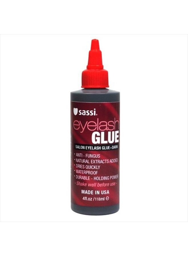 Sassi Salon Eyelash Glue, Dark, 4 Ounce