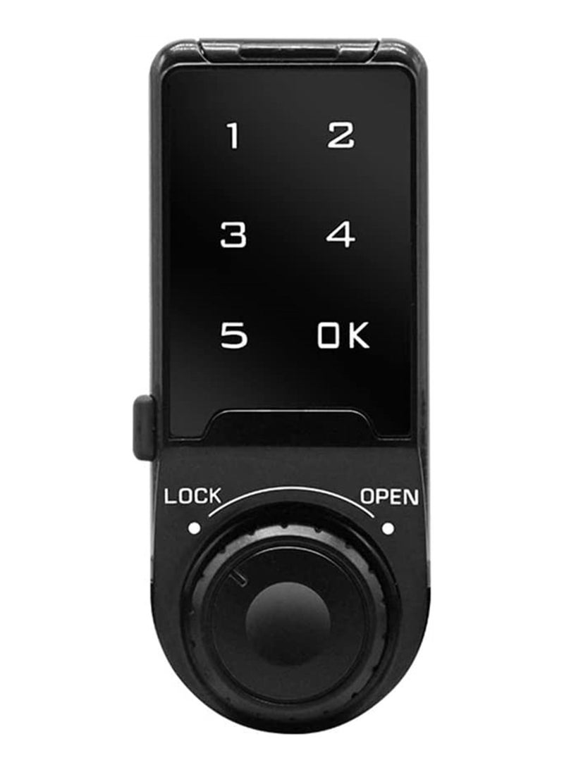DMG TECH - Combination Lock for Smart Home Electronic Password Drawer Lock, Shoe Cabinet Desk File Locker Door Lock, Smart Digital Keyboard, Knob Turning Tongue, Multi-layer Password, False Password - Image 1