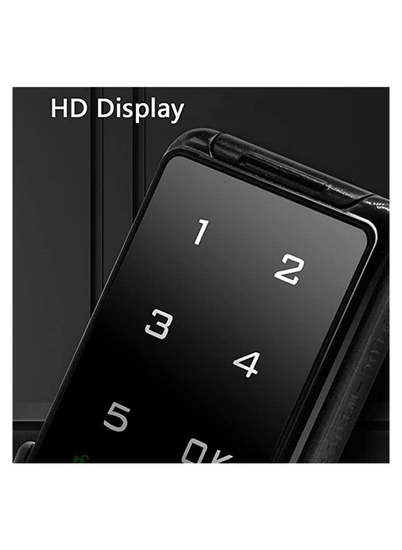 DMG TECH - Combination Lock for Smart Home Electronic Password Drawer Lock, Shoe Cabinet Desk File Locker Door Lock, Smart Digital Keyboard, Knob Turning Tongue, Multi-layer Password, False Password - Image 1