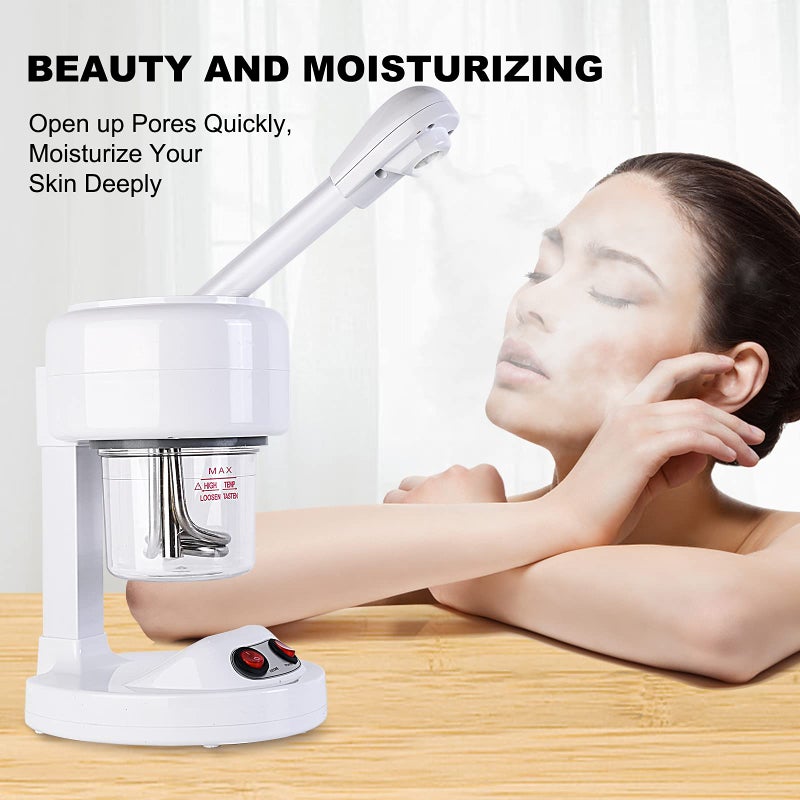 INKZILAR CSBY Mini Facial Steamer for Salon and Spa, Ozone Facial Steamer for Deep Cleansing, Spa Facial Steamer Professional Sauna Facial Steamer Salon Facial Vaporizer - Image 2