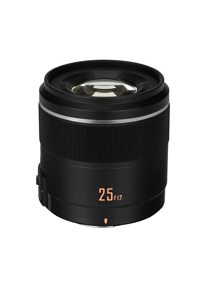 Generic - YN25mm F1.7M Camera Prime Lens Auto/ Manual Focus Large Aperture Micro 4/3 Mount Replacement for Panasonic G100/GH5/G9/G95/G85/GX9/GX85/GF10/GF9 - Image 1