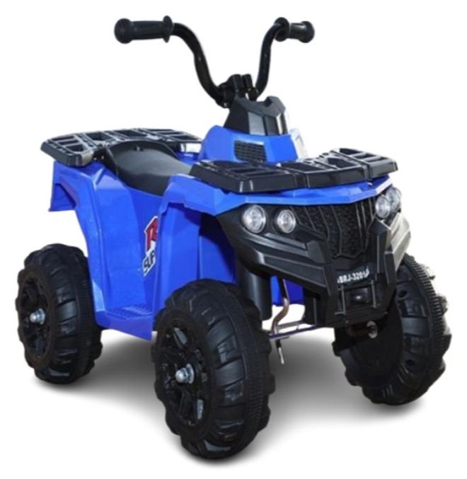 بينغ جنرال دراجة نارية كهربائية رباعية العجلات للأطفال، دراجة نارية كهربائية قوية تعمل بالبطارية، سيارة كهربائية للأطفال من سن 3 سنوات فما فوق، باللون الأزرق - Image 1