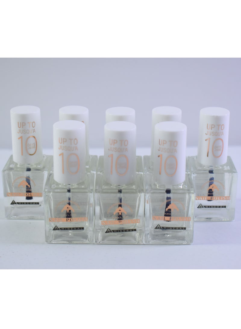 Generic 8 Pieces Transparent Nail Polish  - Image 1