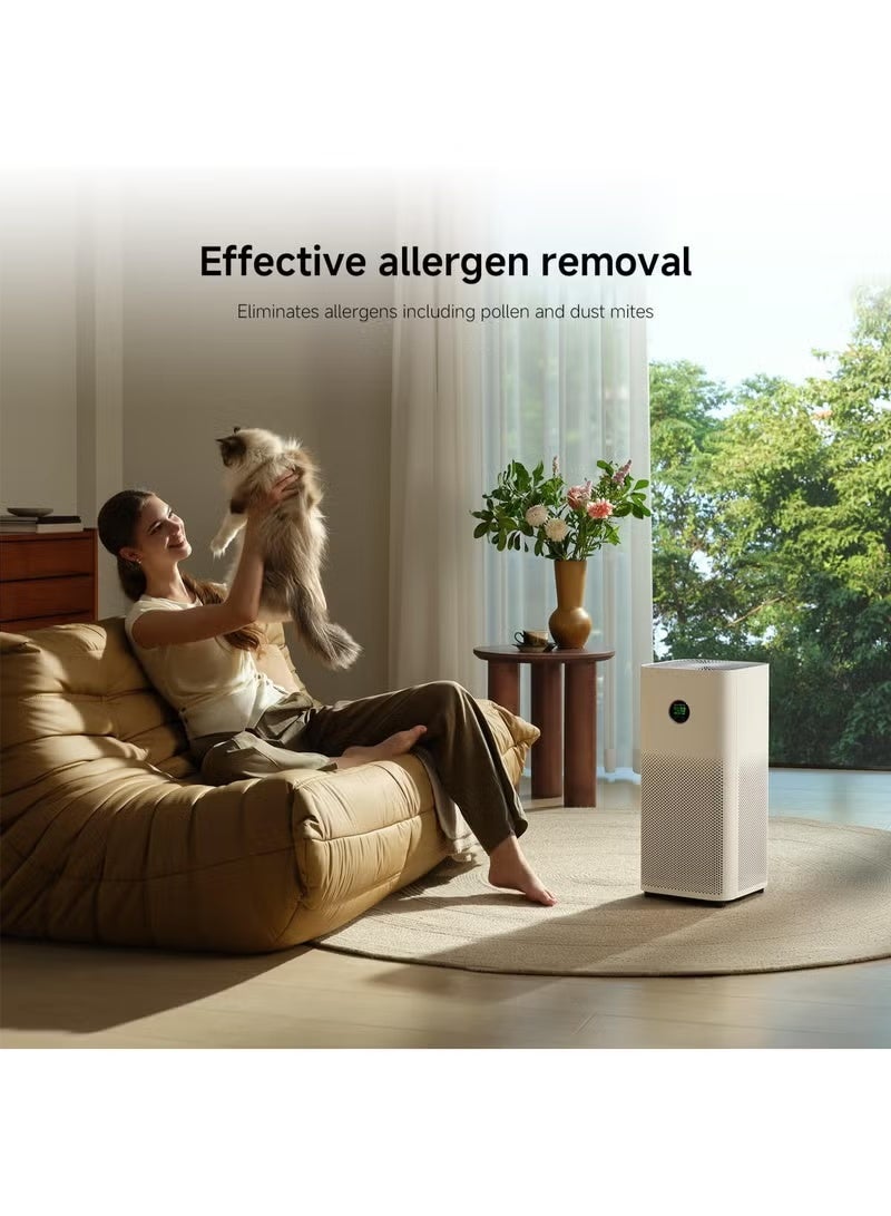 Xiaomi High CADR 443m³/h, Covers Rooms Up to 87.5m², 5-in-1 HEPA Filtration, Smart App & Voice Control, Quiet Air Cleaner for Dust, Smoke, Pollen & Pet Dander Smart Air Purifier 6 White - Image 3