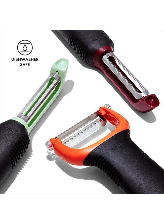OXO OXO Good Grips 3-Piece Peeler Set - Beet, Fennel, Yam  - Image 4
