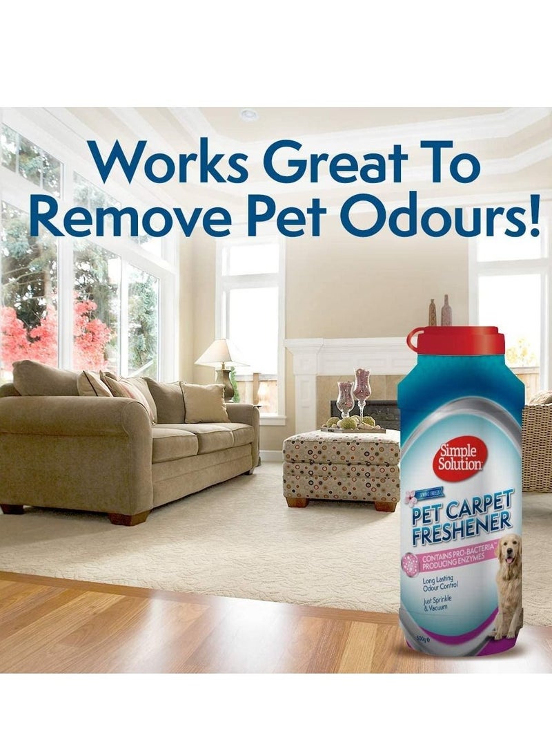 Simple Solution Pet Carpet Freshener Spring Breeze 500g - Image 2
