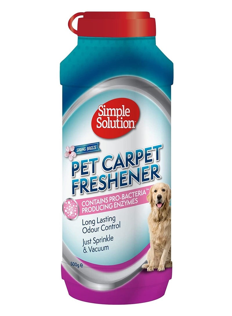 Simple Solution Pet Carpet Freshener Spring Breeze 500g - Image 1