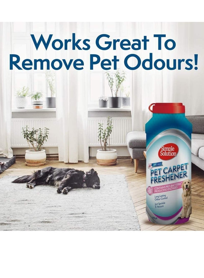 Simple Solution Pet Carpet Freshener Spring Breeze 500g - Image 3