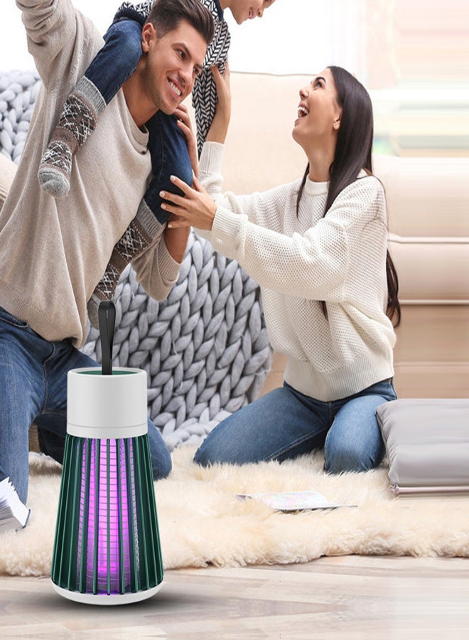 Mosquito Trap Zapper Portable Mosquito Killing Lamp Electric Mosquito Lamps Rechargeable Electronic Insect Attractant Trap for Home Office Bedroom Baby Room Camping - Image 5