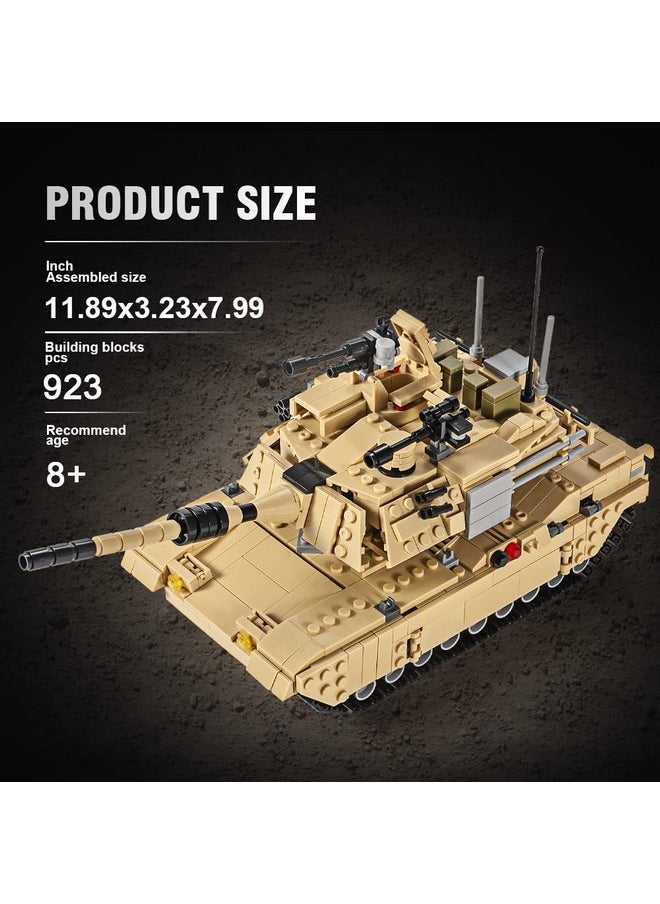 Armed Tanks Building Block(923 Pcs)Ww2 Military M1A2 Abrams Tank Model With 6 Soldier Figurestoys Gifts For Kid And Adult - pzsku/Z4AF82AA154CD54C40359Z/45/_/1697273043/9e5394cc-6870-42ce-8f96-9daed1cb61a0