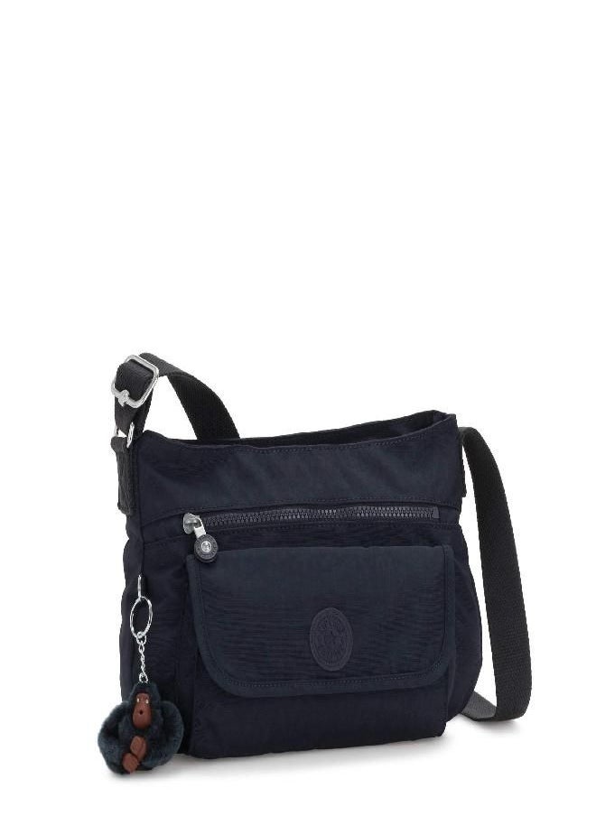 kipling - Womens Women'S Syro Bag, Organize Accessories, Surprisingly Spacious, Adjustable Strap, Nylon Crossbody Bag, True Blue Tonal, 12.25 L X 8.75 H 5 D Us - Image 1