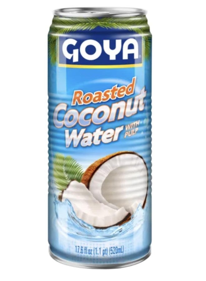 Goya Roasted Coconut Water With Pulp, 17.6 oz, 2-Pack