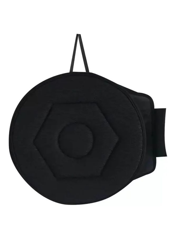 Double Ring Black Memory Foam Car Seat Cushion 360 Rotating Ergonomic Support Portable - Image 5