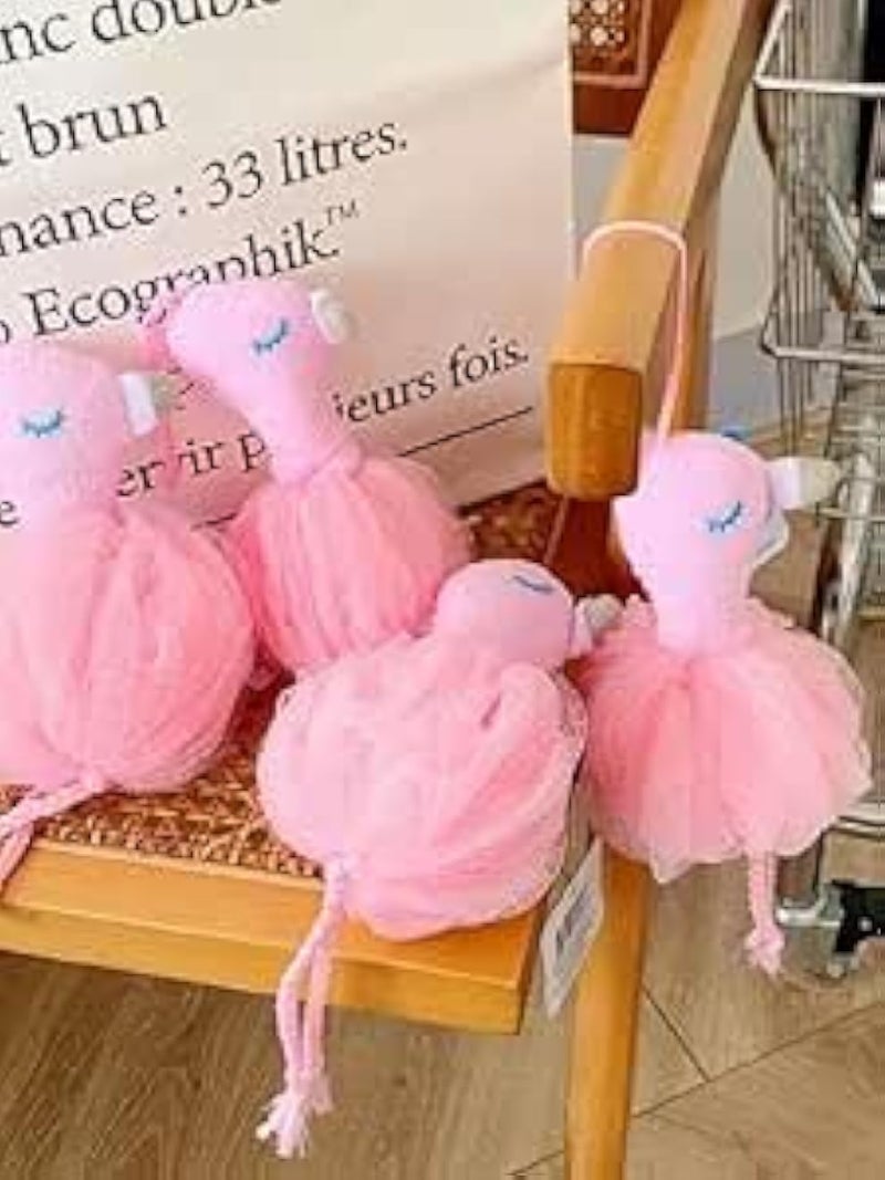 Introducing 'Coco Fla' (Flamingo Bath Loofah) - Modern Leather Care Experience, Enhances Softness and Beauty, Perfect for 2024! - Generic