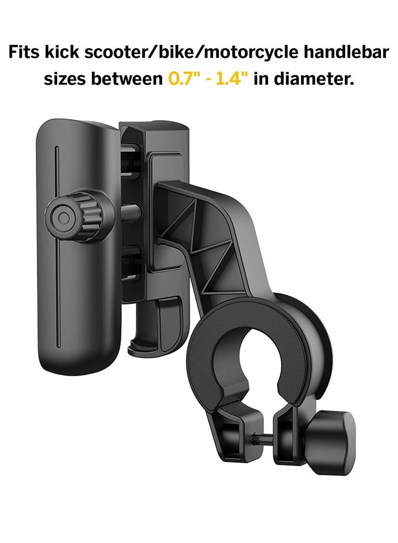 Y&D Scooter Phone Mount Adjustable Electric Handlebar Holder Fits Any 4 to 6.5inches Cellphone - Image 4