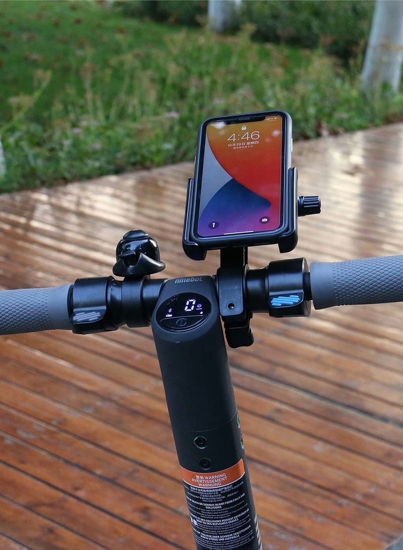 Y&D Scooter Phone Mount Adjustable Electric Handlebar Holder Fits Any 4 to 6.5inches Cellphone - Image 2